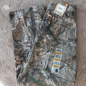 NWT BOYS CARHARTT REALTREE PANTS SZ 14 CAMOUFLAGE